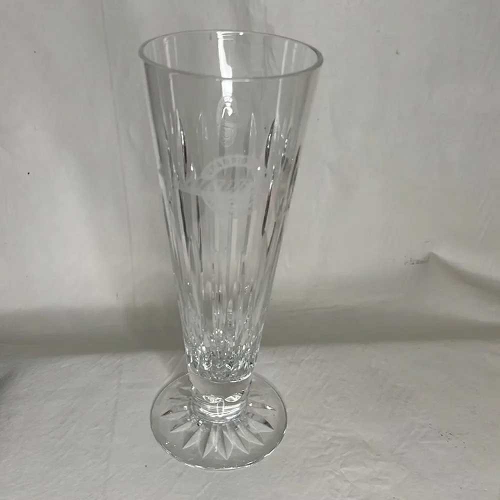 Michelob Beer Glass Championship At Kingsmill Crystal Diamond Cut Starburst Used